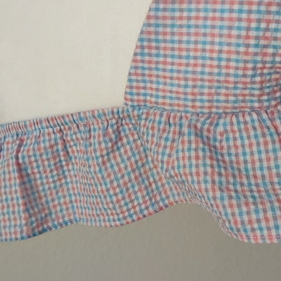 NEW Ruffled Sleeves Top Size L - Picture 5 of 10